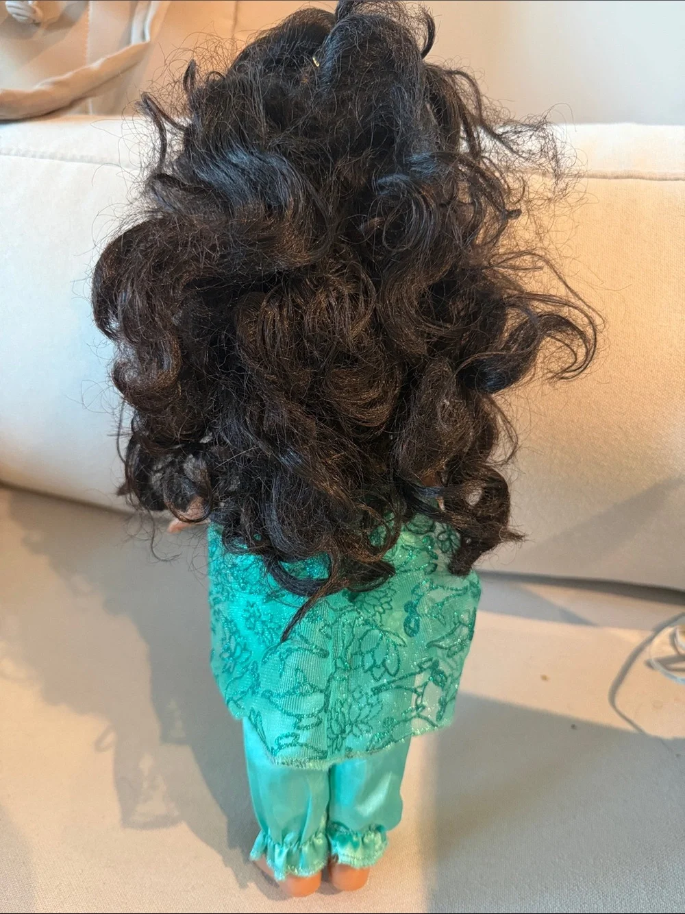 Disney Princess Jasmine doll 14” - Sparkle green outfit